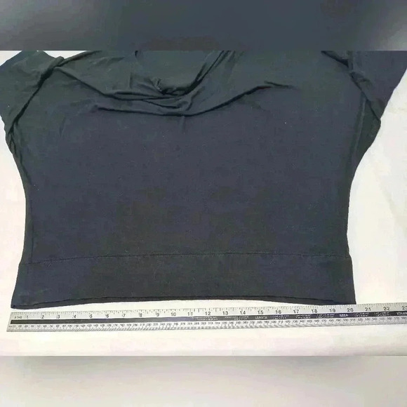 Eileen Fisher Crew neck 3/4 length Butterfly sleeve Top. Size L - Picture 4 of 7